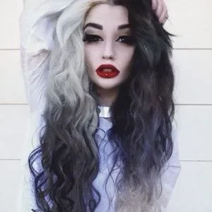Accessories | 32 Black Silverish Grey Split Dye Bang Wig 